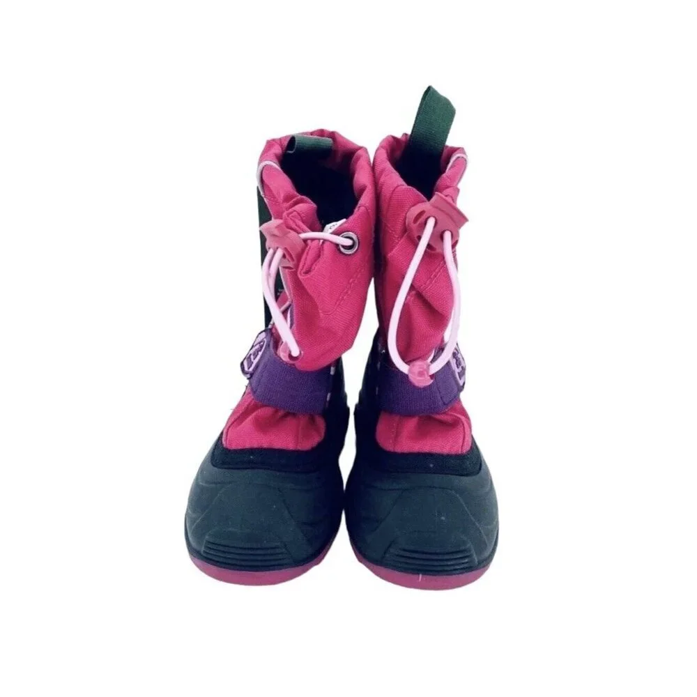 Kamik Snow Master Snowshell Pink Girls Kids Snow Winter Boots SZ 7 New